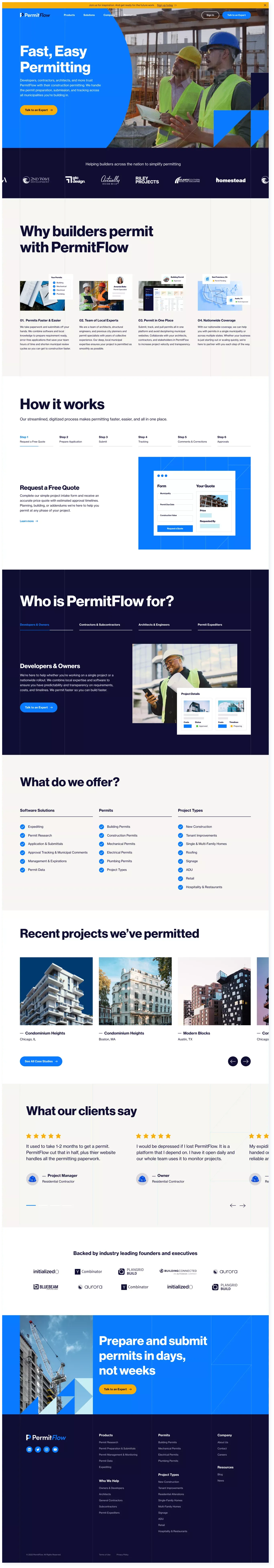 PermitFlow Construction Permitting Software | PermitFlow - Other design