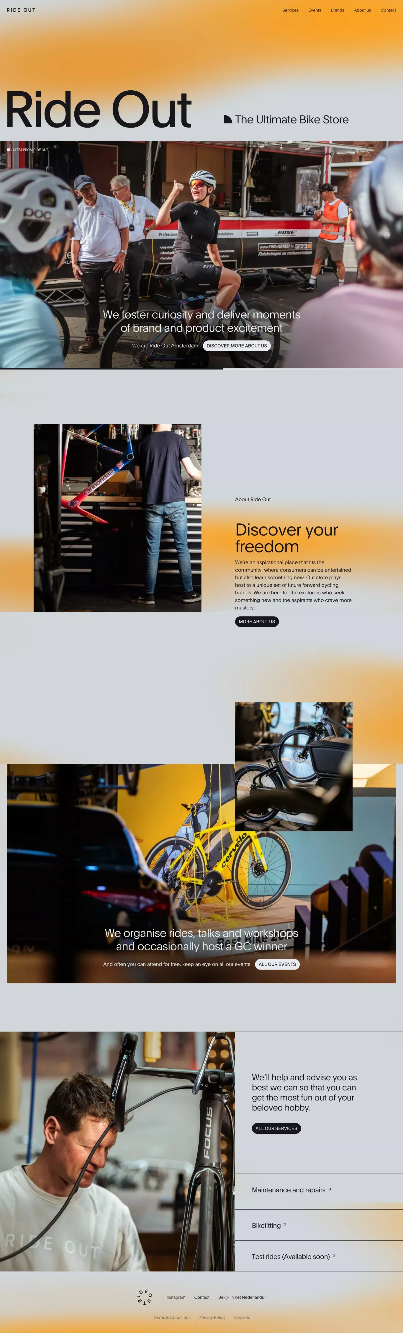 Ride Out Amsterdam - The Ultimate Bike Store - Other design