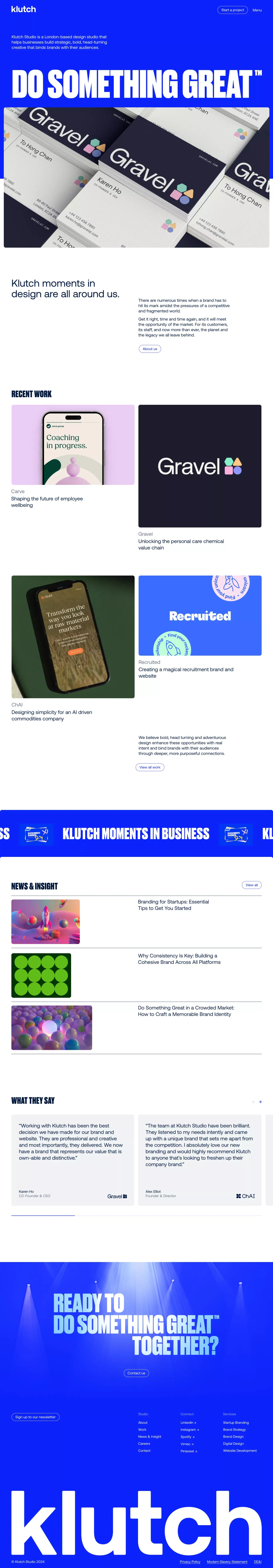 Design Studio London | Creative Studio London - Portfolio design