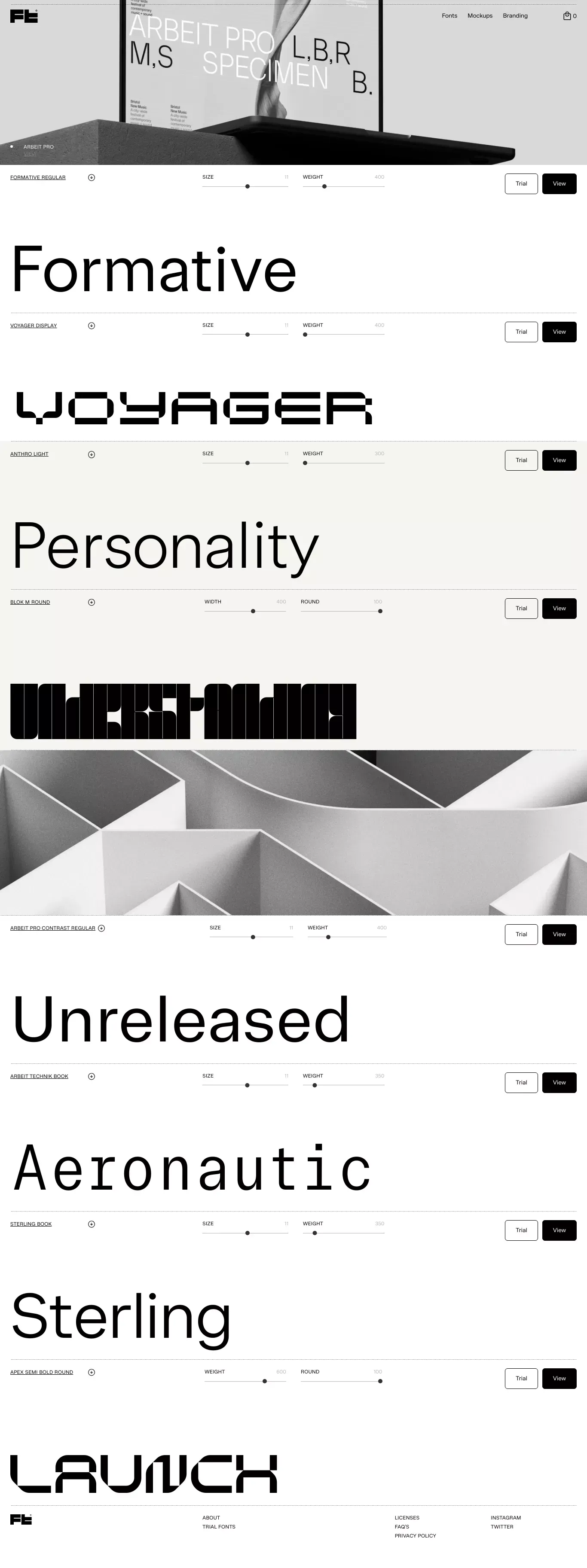 Studio Few - Fonts - Other design