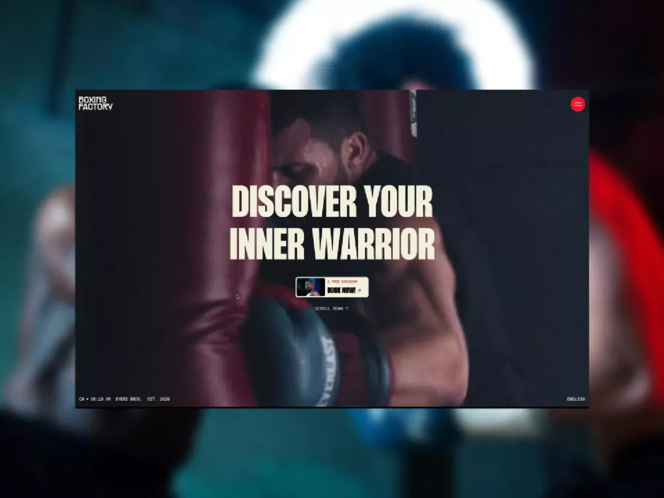 Boxing Factory | Elite-Boxtraining in Uetikon am See - Landing design