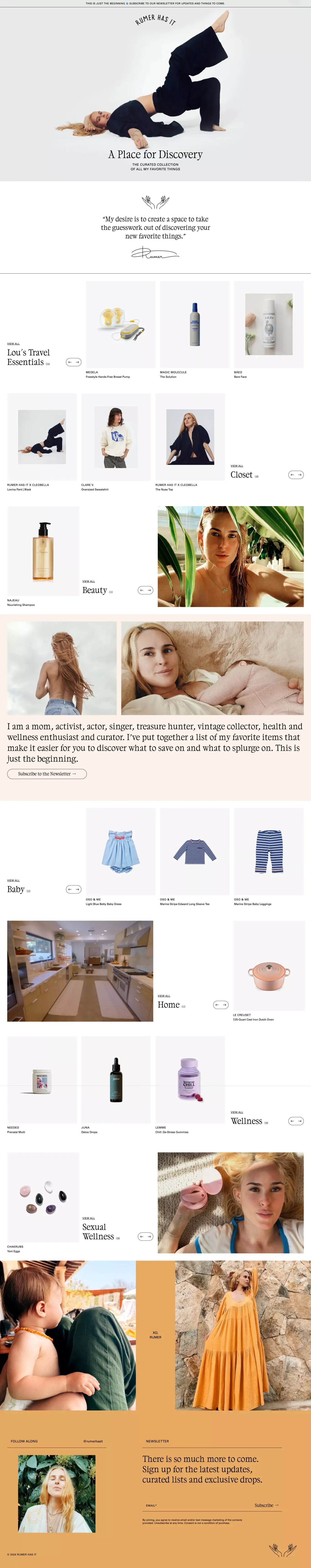 Rumer Has It | A Place for Discovery - Other design