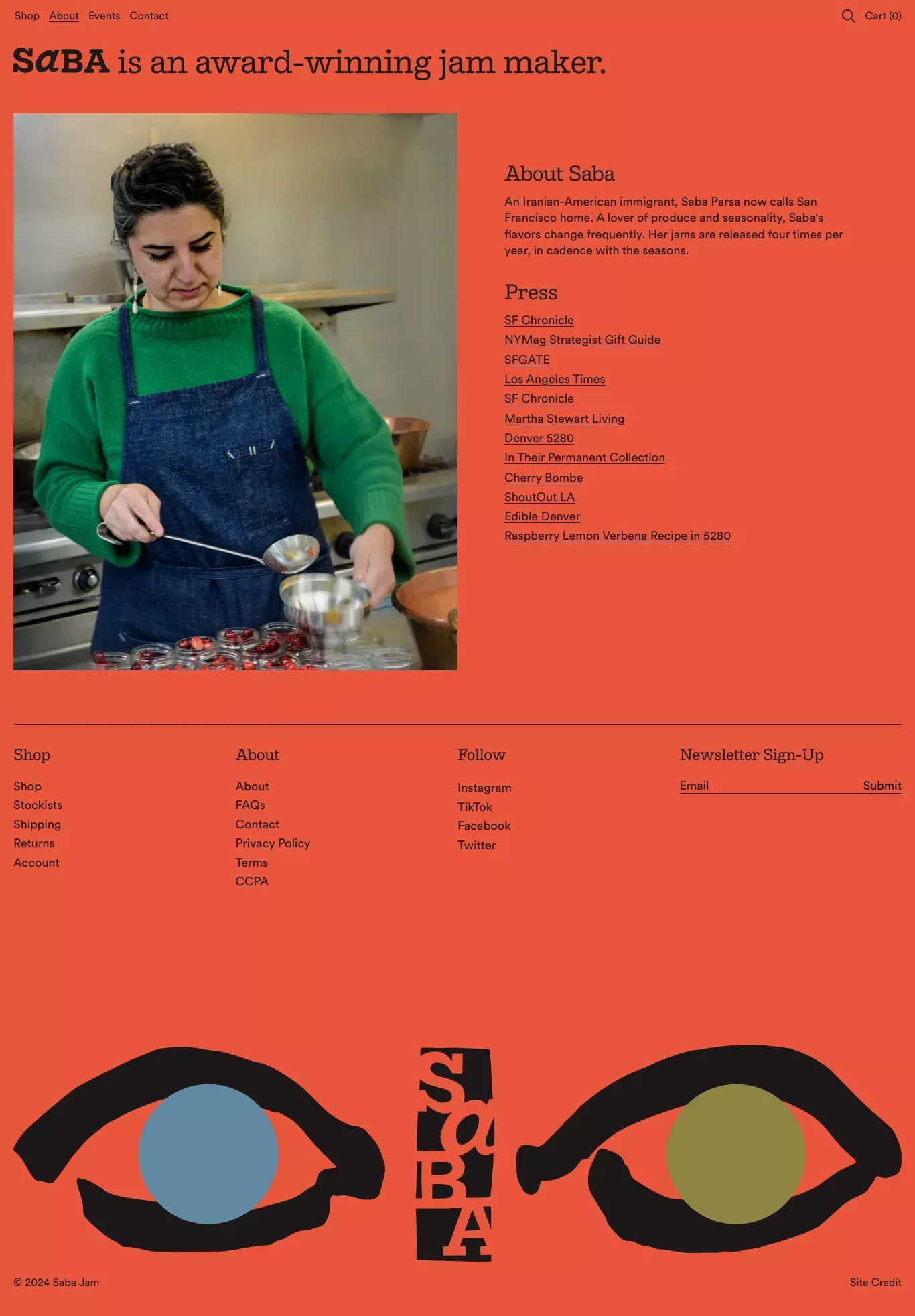 About – saba jam - About Us  design