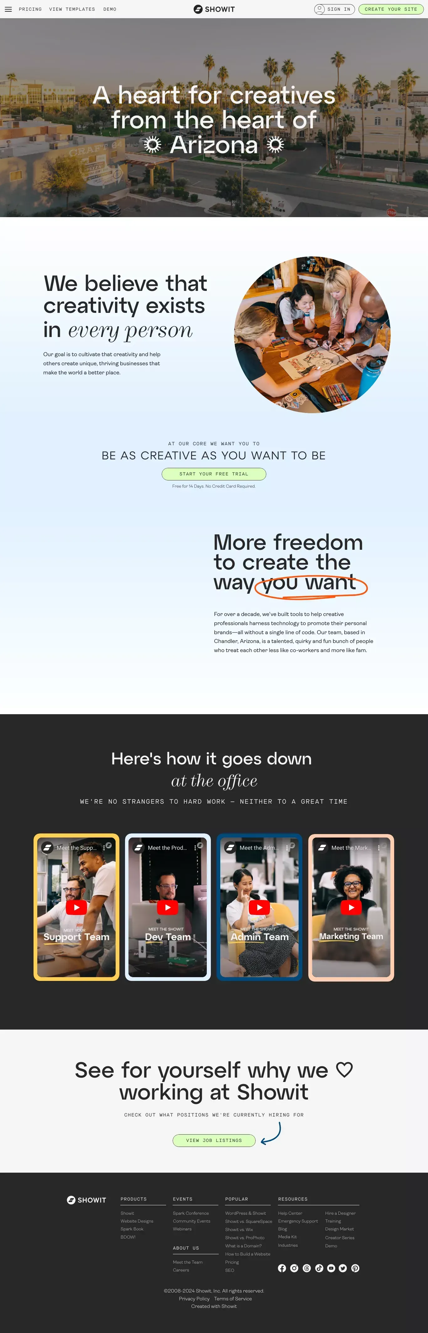 About - Showit - About Us  design