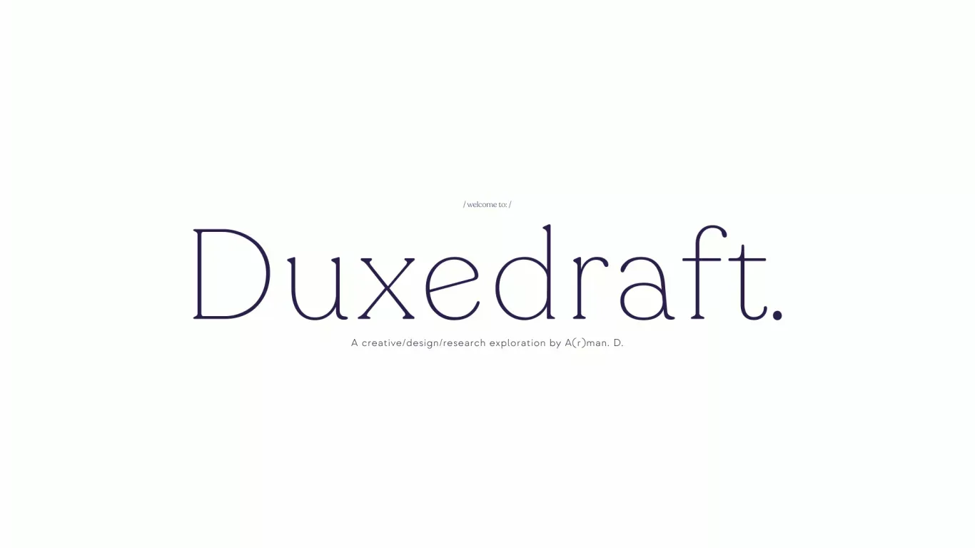 DuxedraftÂ®Studio â Thinking Beyond Design. - Portfolio design