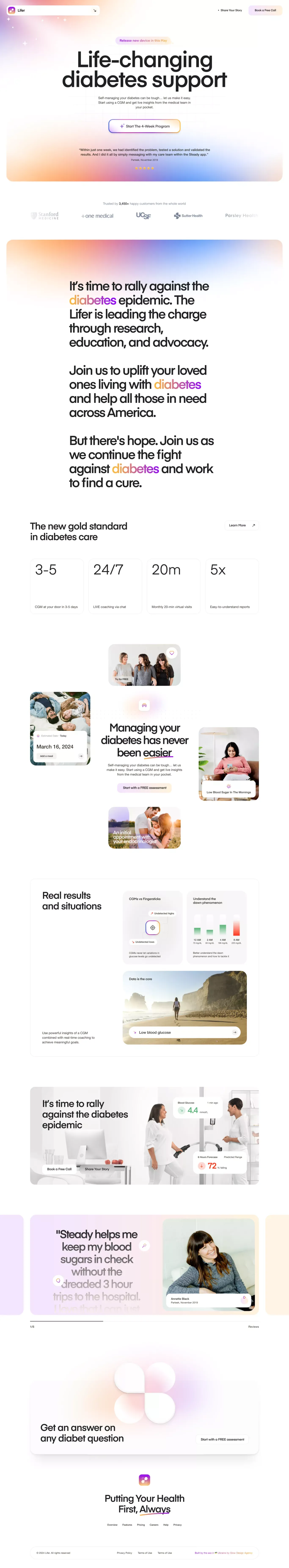 Lifer - website design