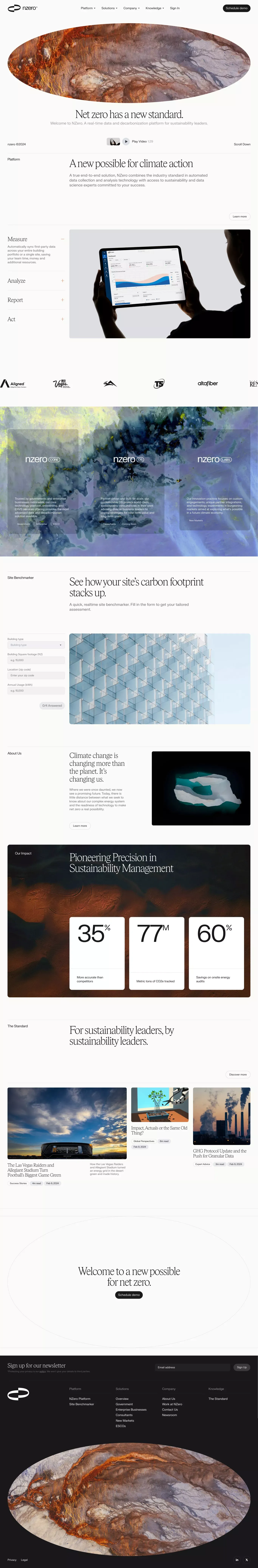 Net zero has a new standard. - Landing design