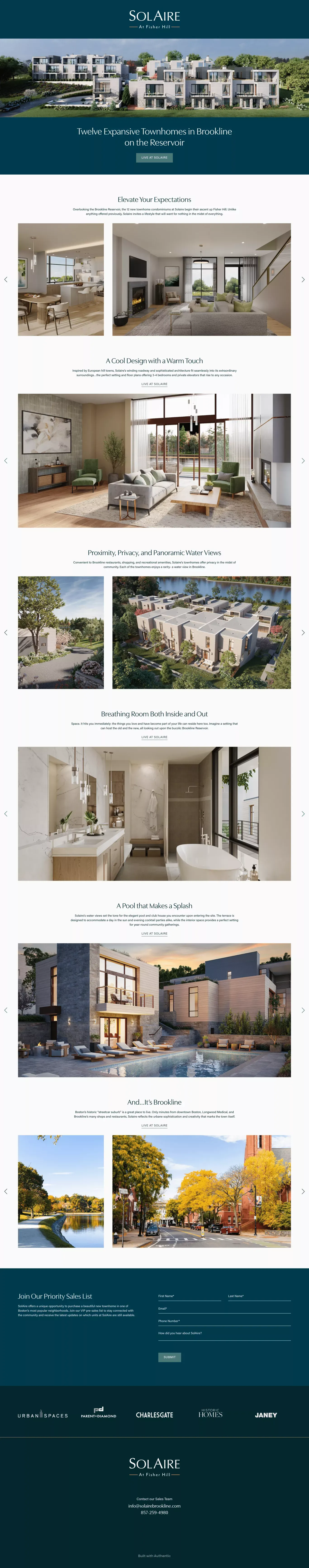 Solaire | Home - Landing design