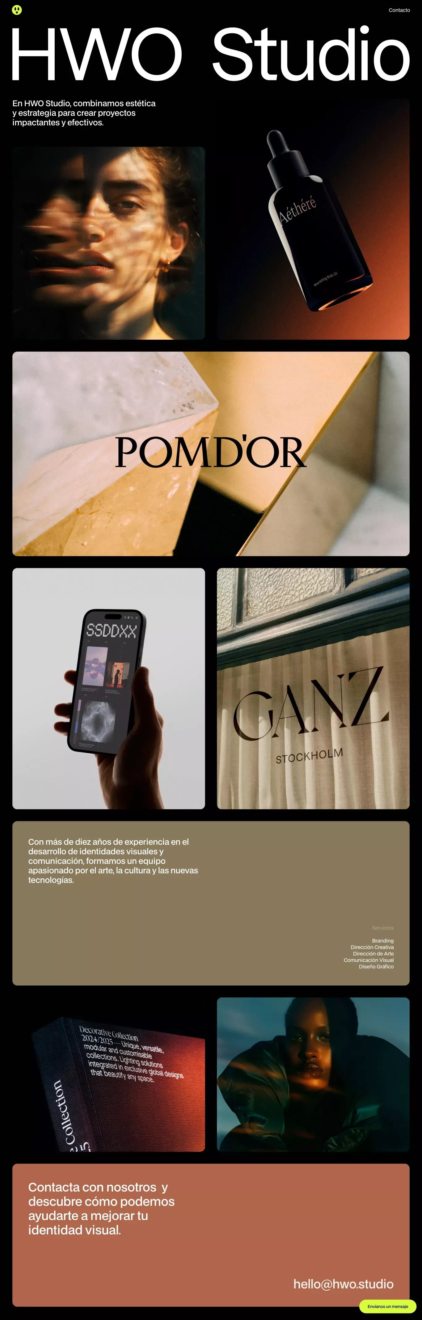 HWO Studio - Portfolio design