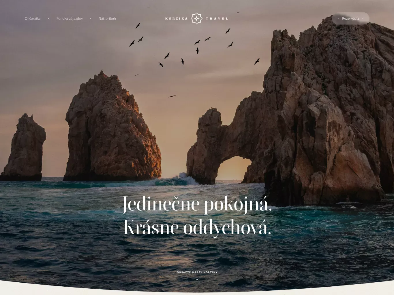 Korzika Travel – dovolenka na nespútanej Korzike - website design