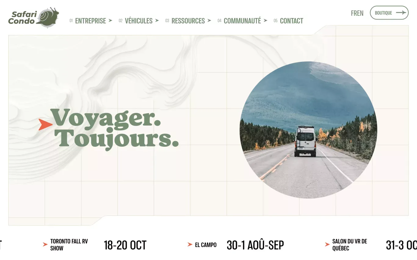 Safari Condo Web Project | Uroboro - Portfolio design
