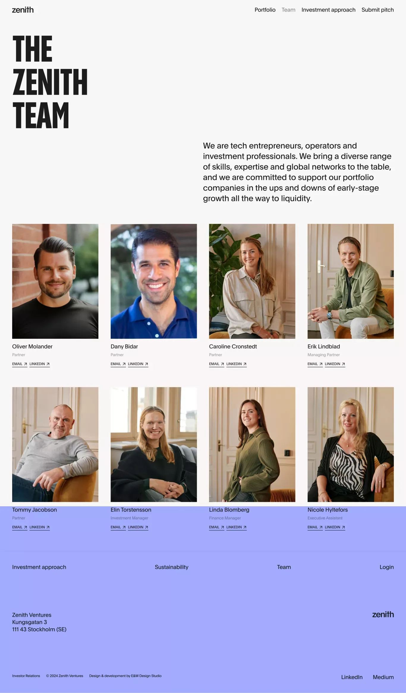 Zenith VC – Fight for growth | The Zenith family - About Us  design