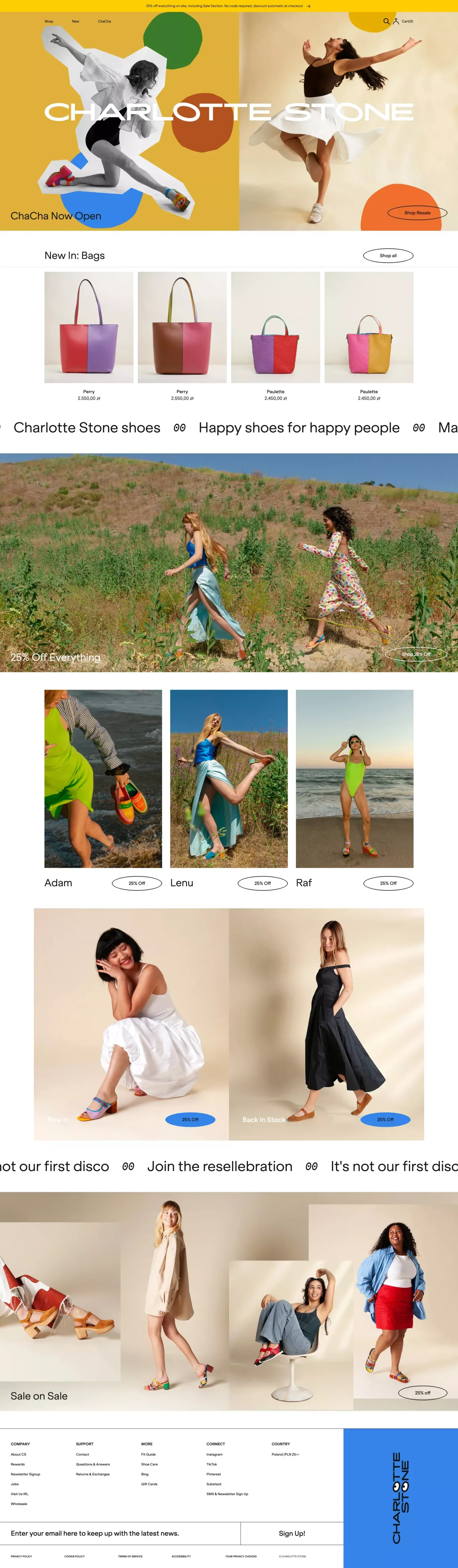 Charlotte Stone - Ecommerce design