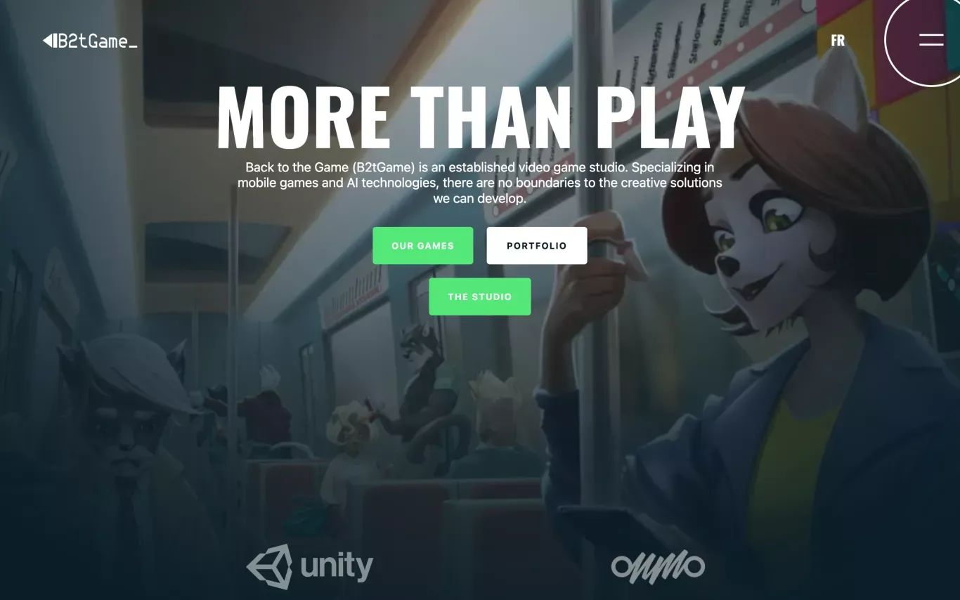B2tGame Web Project | Uroboro - Portfolio design