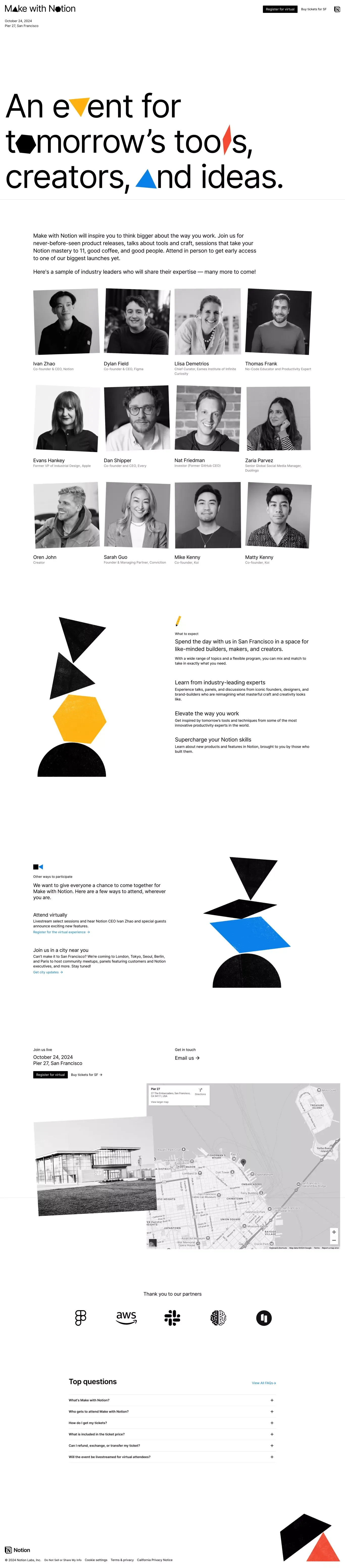 Make with Notion — October 24, 2024 - Other design