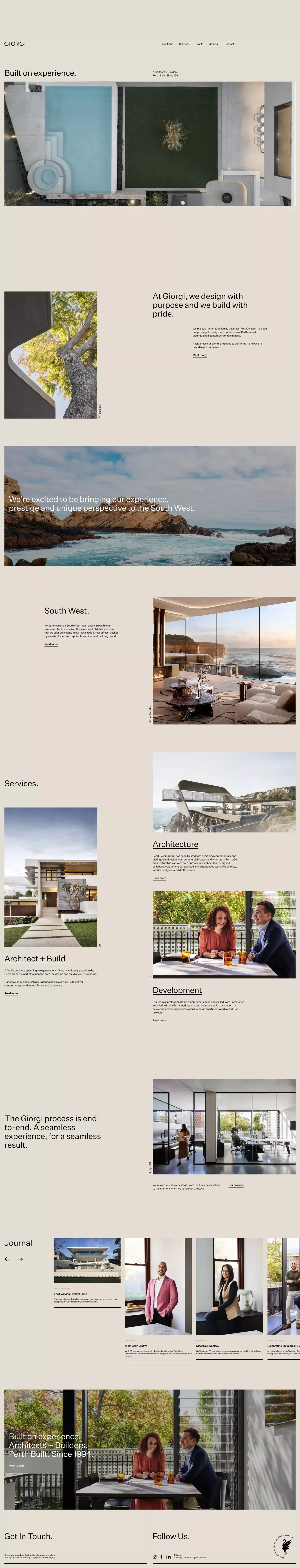 Giorgi | Luxury Home Builder Perth - Portfolio design