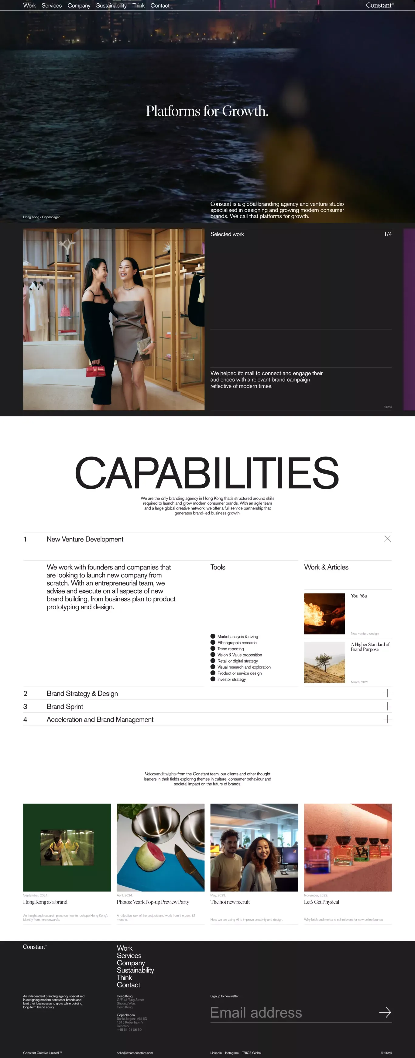CONSTANT® - Hong Kong Based Global Branding Agency - Portfolio design