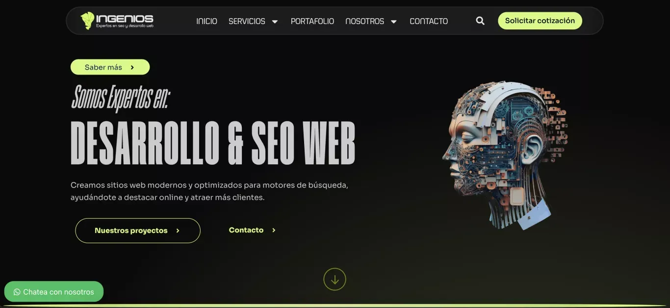 Expertos en Desarrollo Web, SEO y Servicios Digitales - Portfolio design