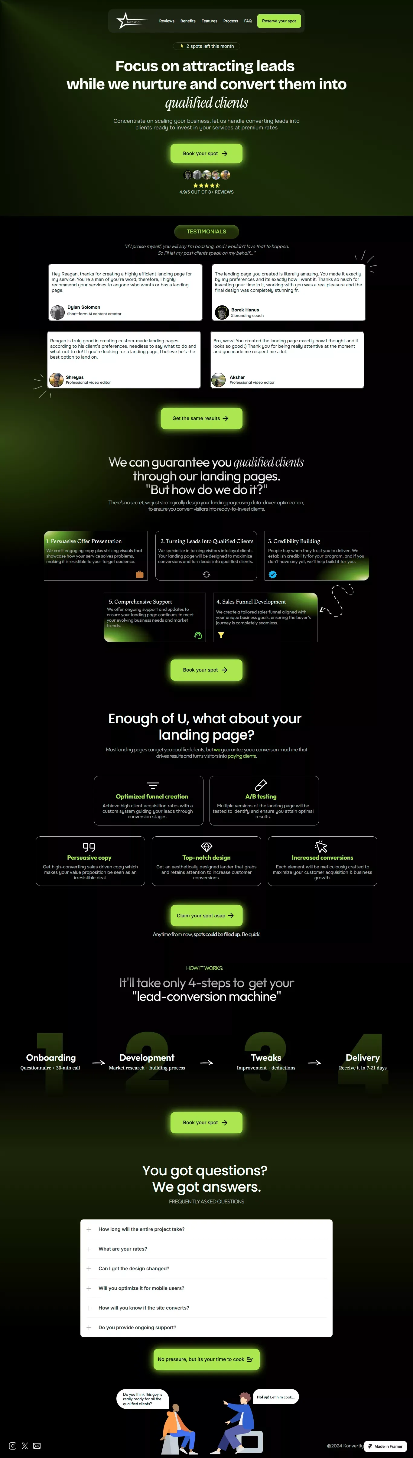 Konvertly | Optimized Landing Pages - Landing design