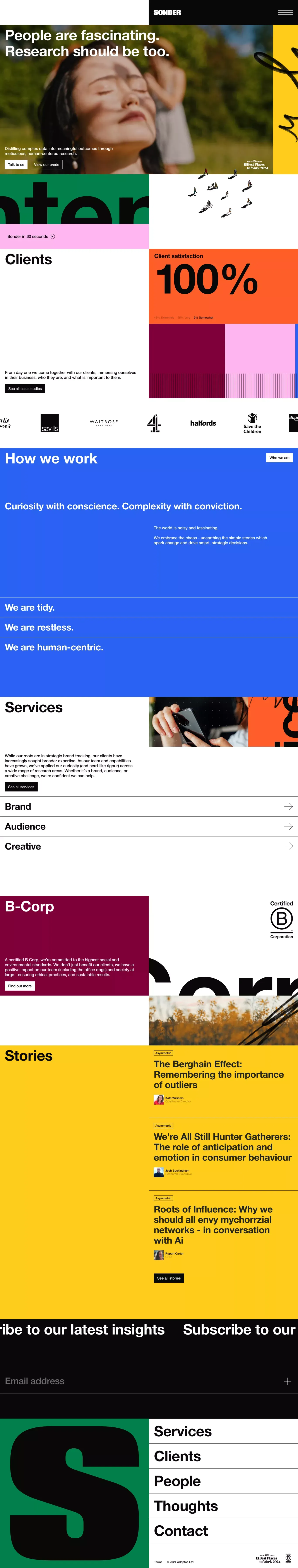 Market Research - Sonder - Portfolio design
