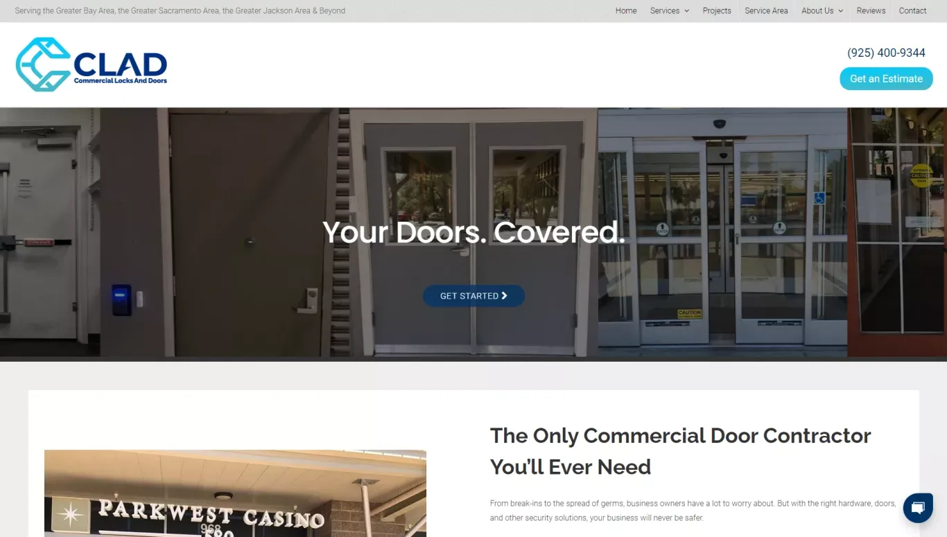 Commercial Locks And Doors | Serving Greater Northern California - Landing design