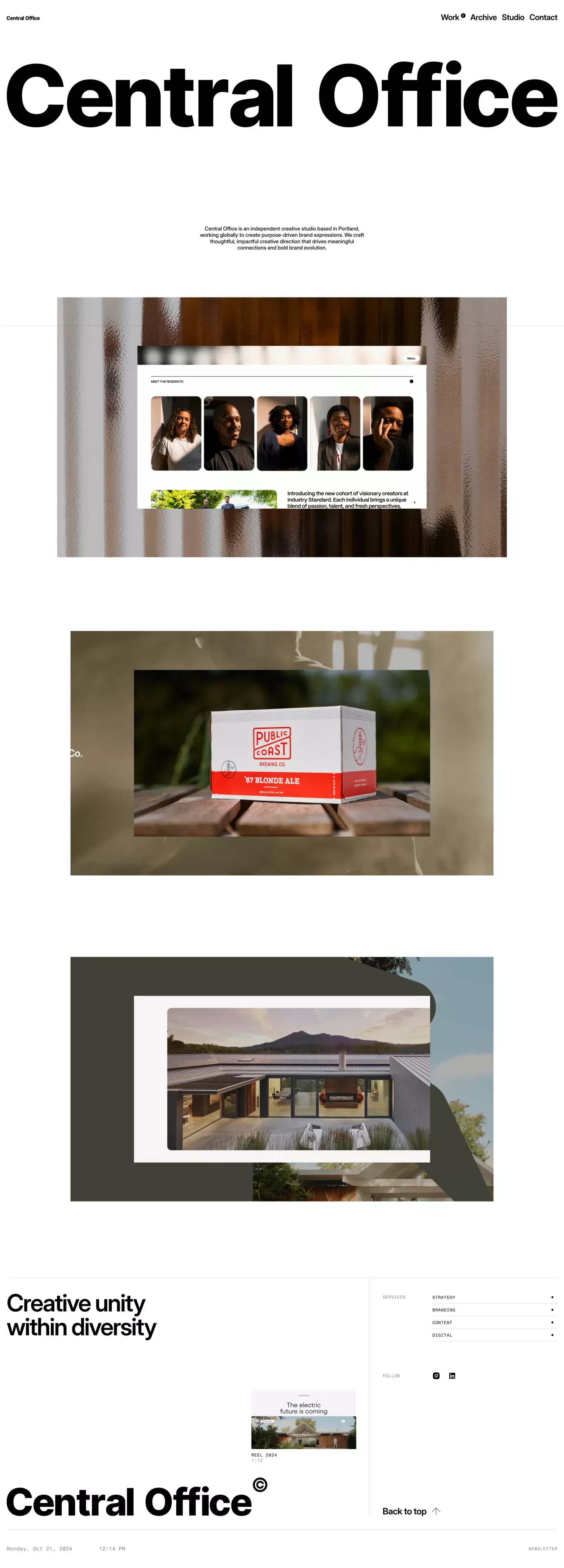 Central Office - Portfolio design