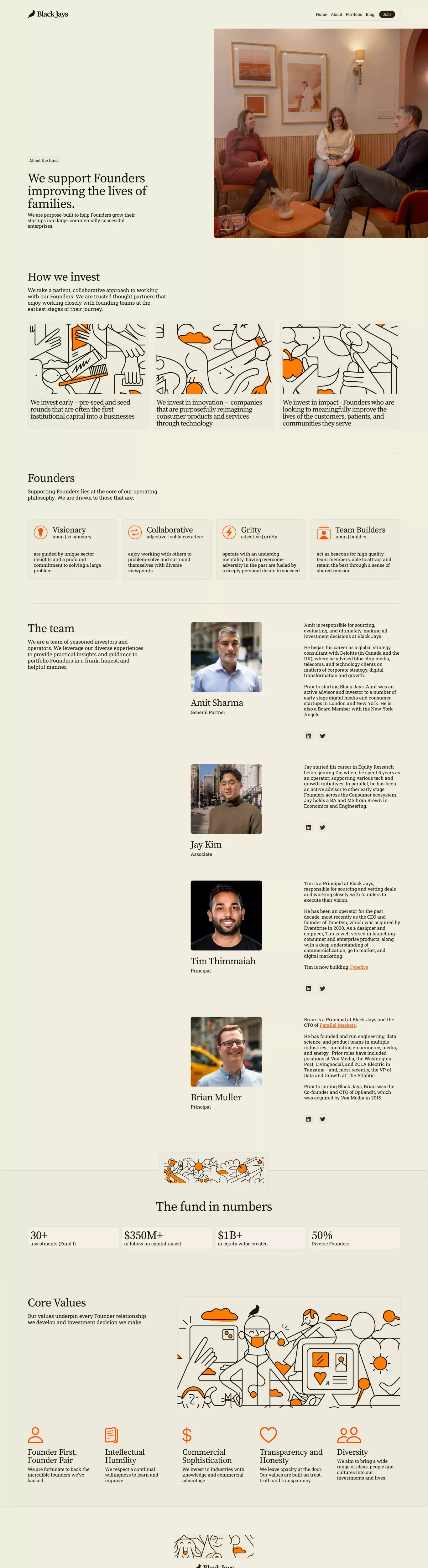 Home | Black Jays Ventures - About Us  design