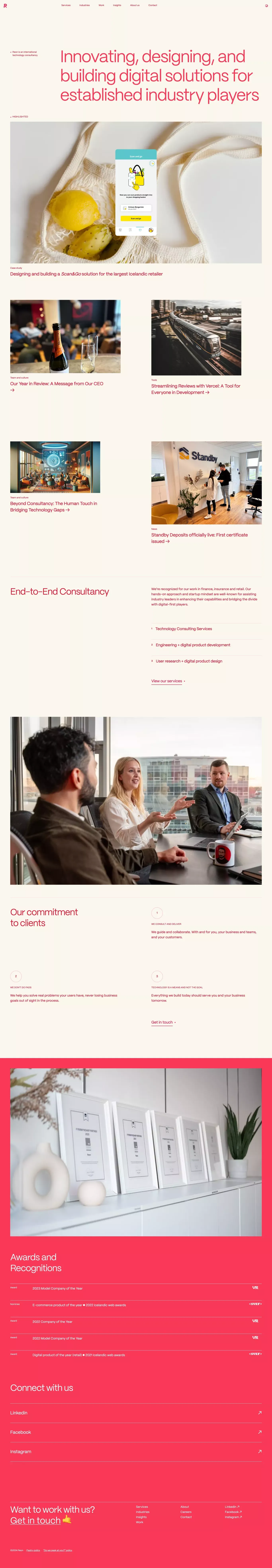 REON - Portfolio design