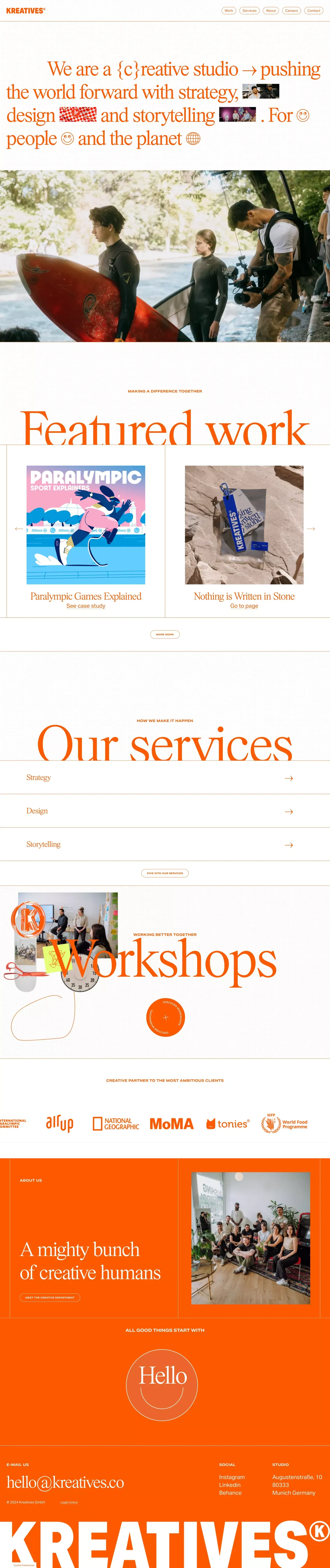 Kreatives - Portfolio design