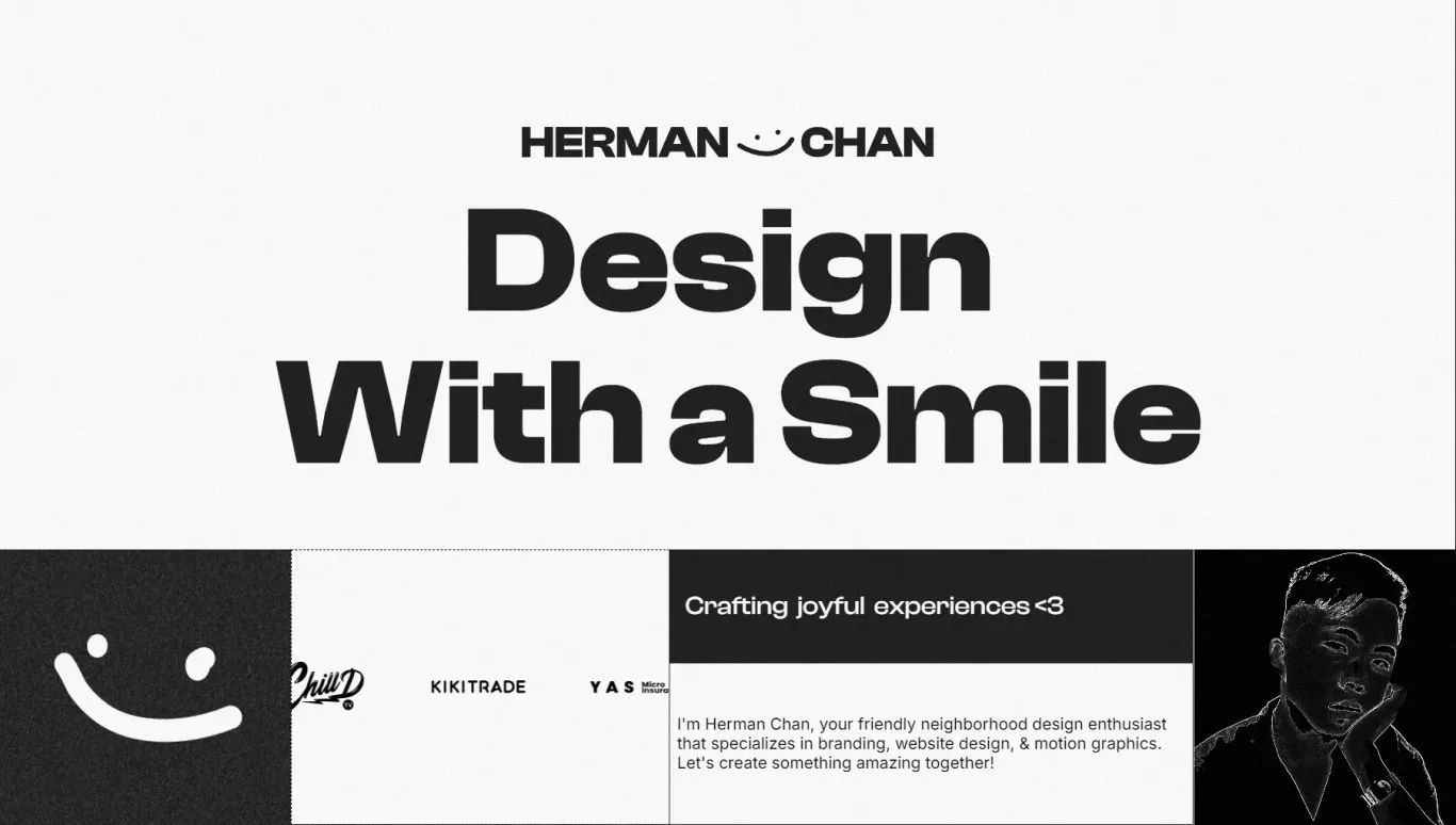 Herman Chan HW :) Design with a smile - Portfolio design
