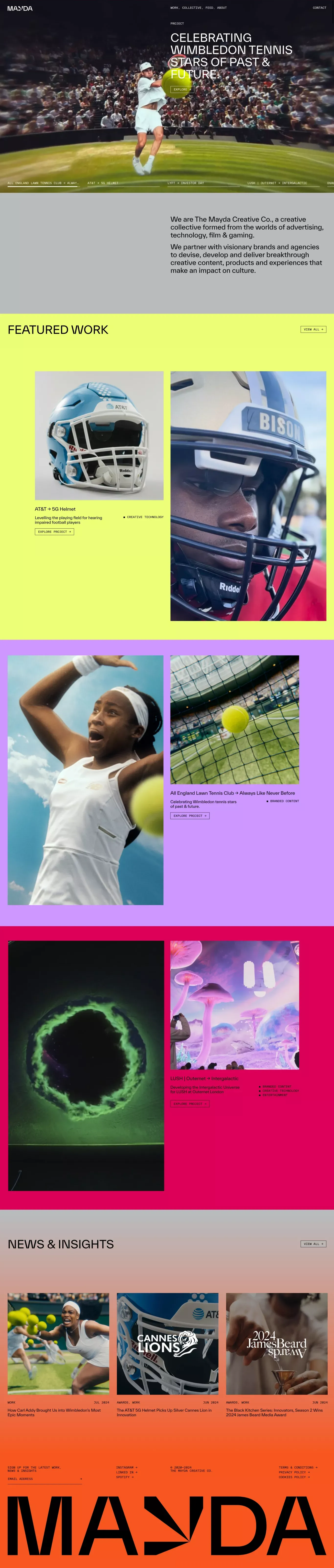 Mayda - Portfolio design