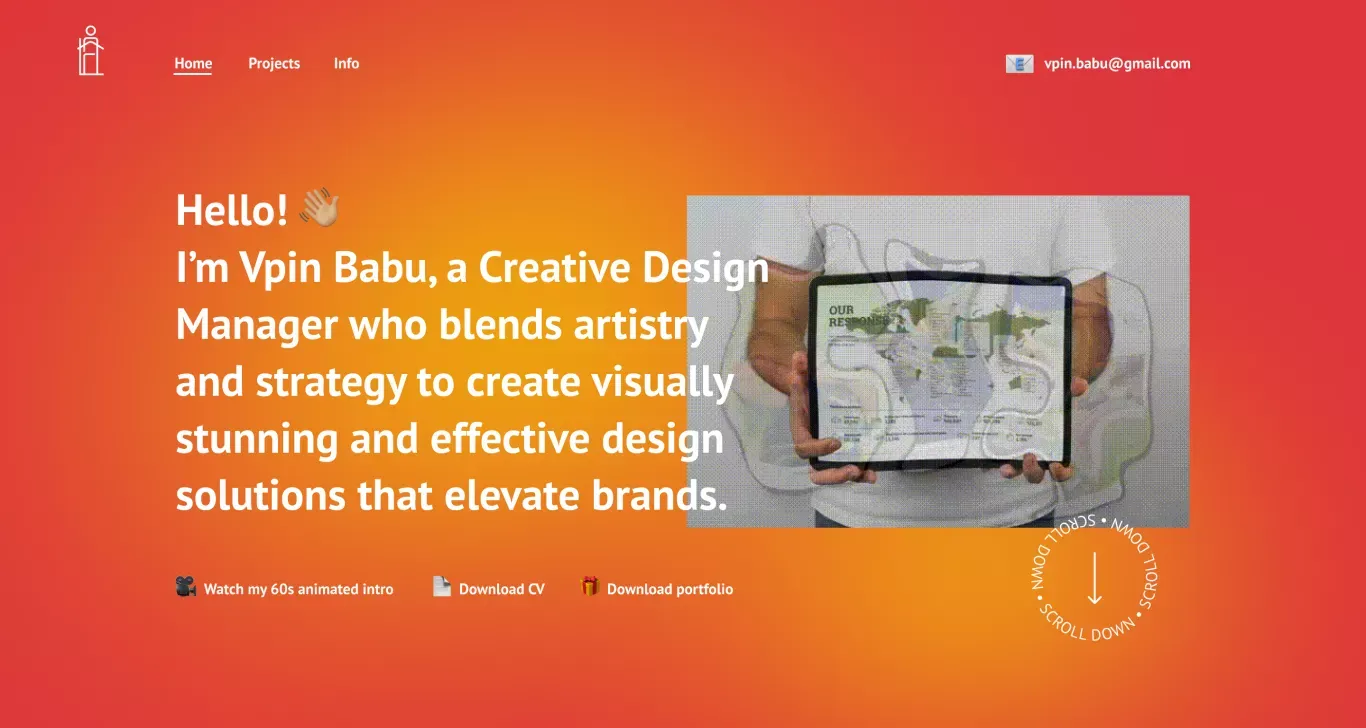 Vpin Babu - Sr. Creative Designer | Dubai - Portfolio design