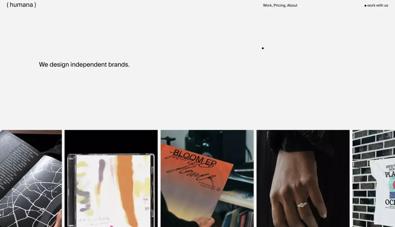 Humana Studio - Portfolio design