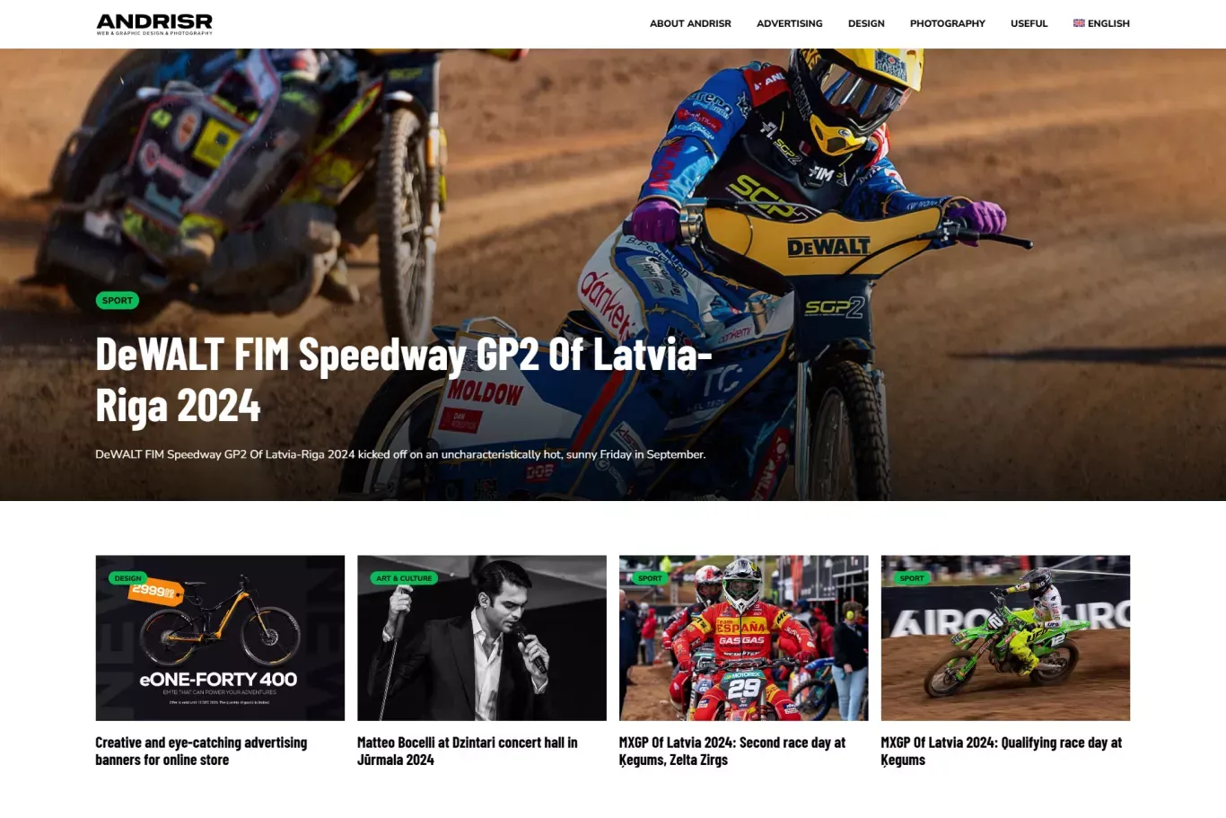 Creative world | AndrisR - Blog design