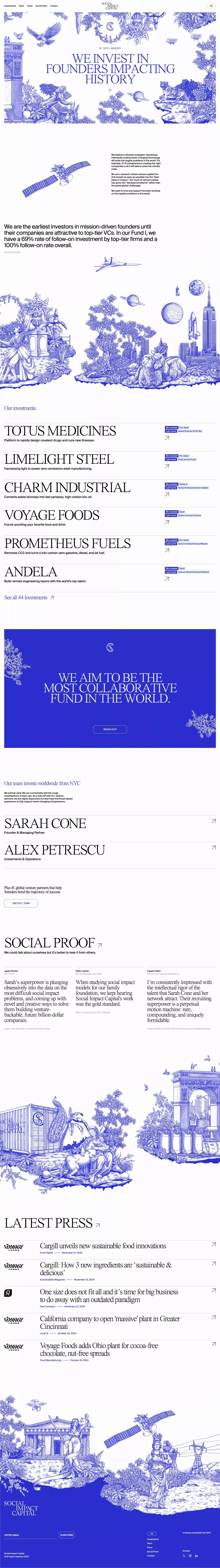 Social Impact Capital - Portfolio design