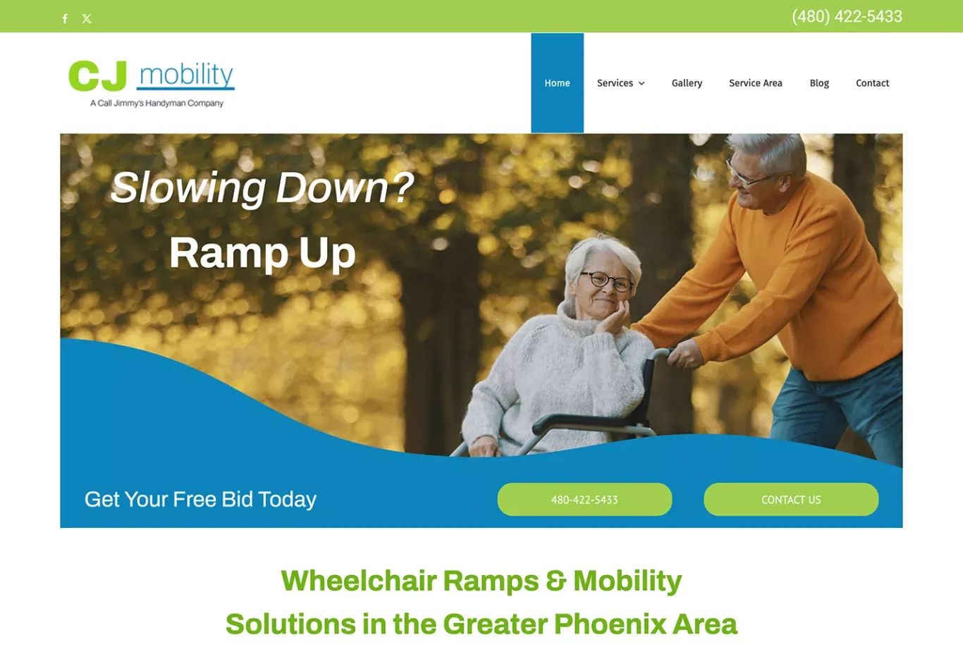 Phoenix Wheelchair Ramp Installation & More | CJ Mobility - Landing design