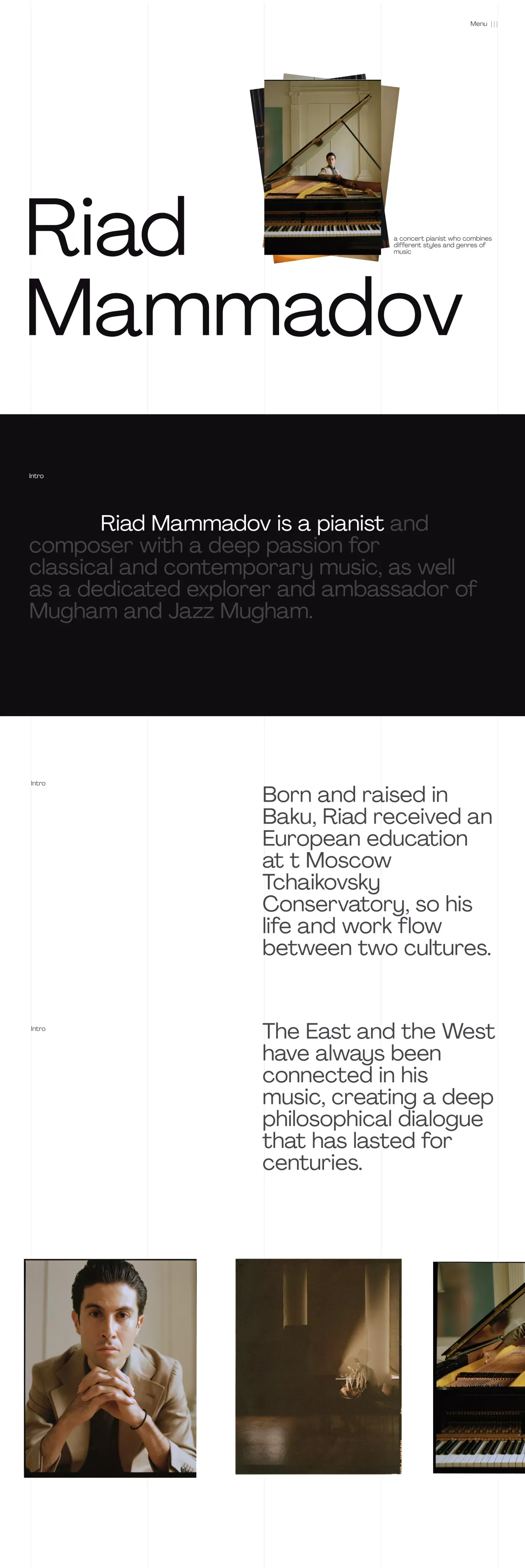 Riad Mammadov - About Us  design