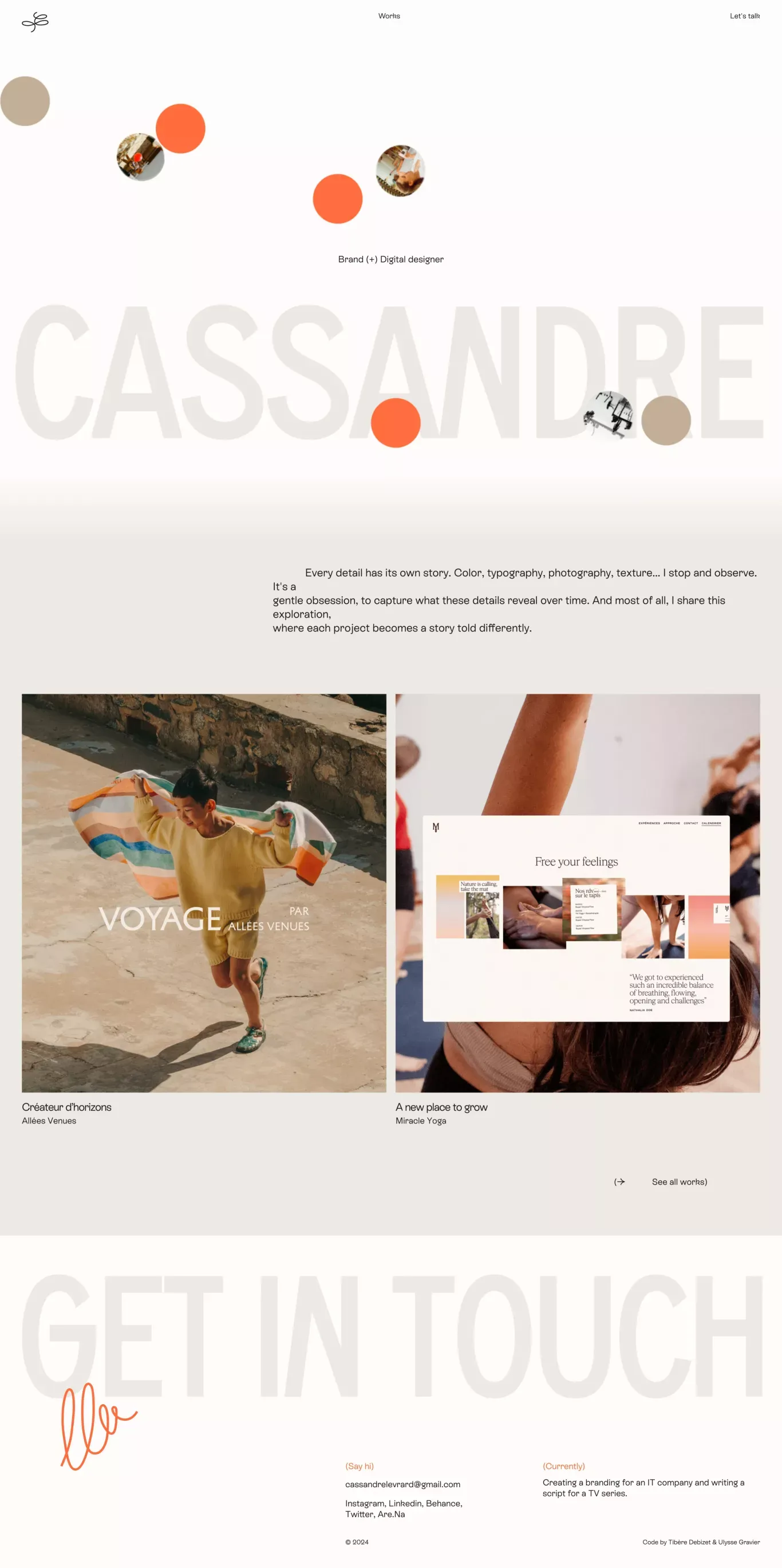 Cassandre Levrard - Cassandre Levrard - Portfolio design