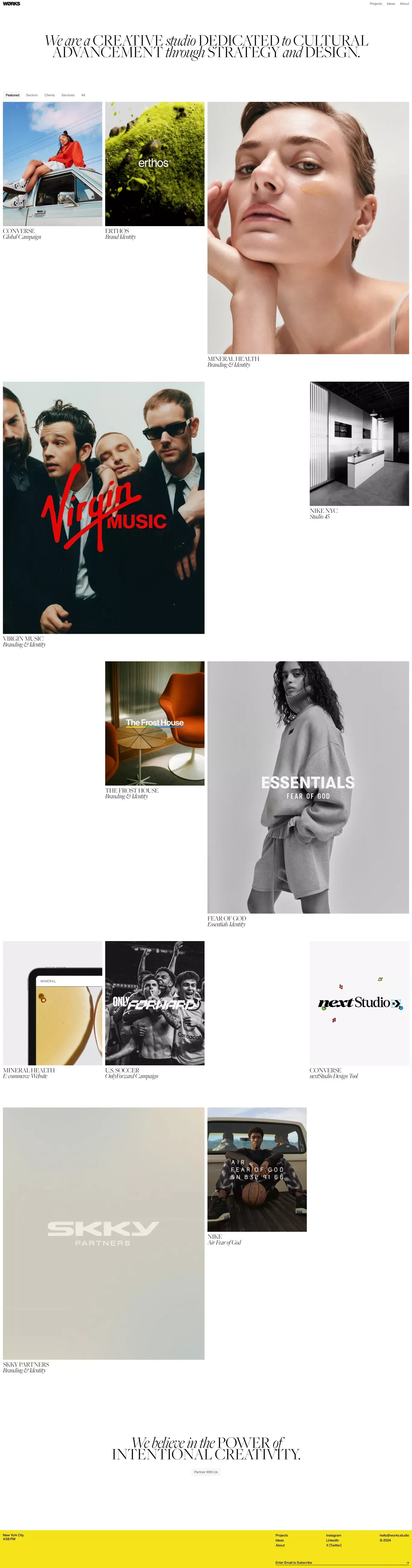 WØRKS - Portfolio design