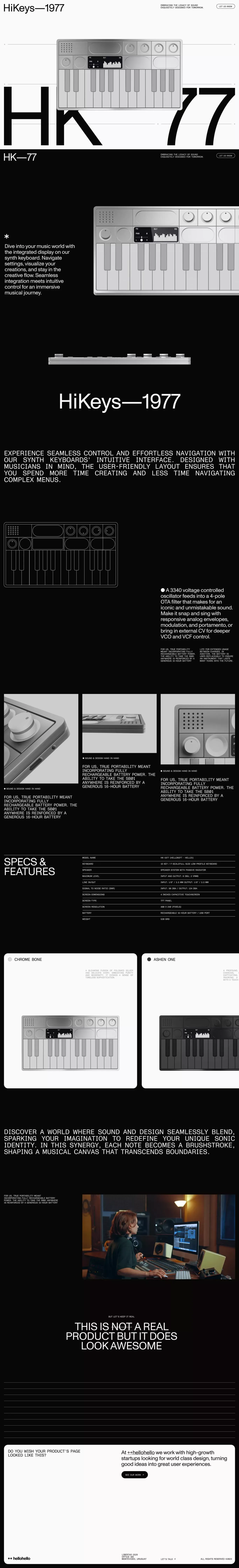 HiKeys 1977 - Other design