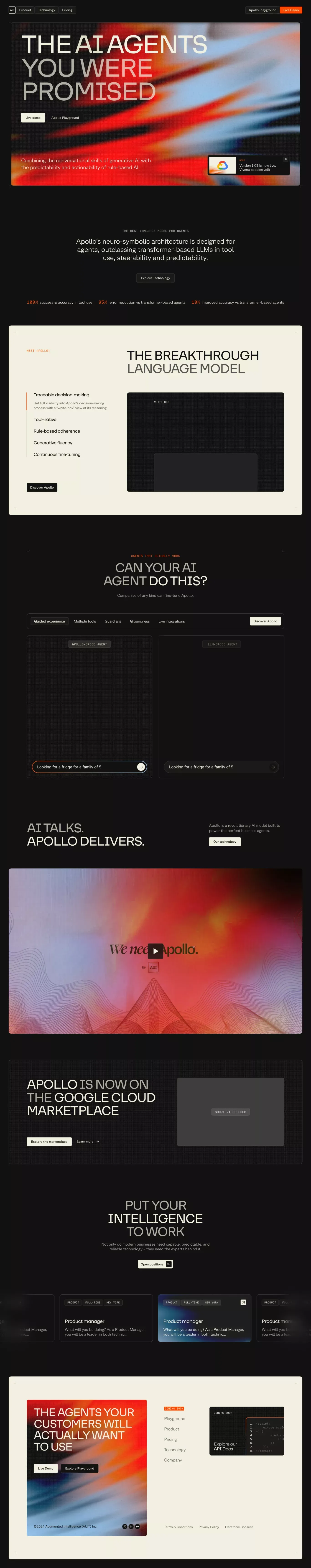 AUI | Meet Apollo - Landing design