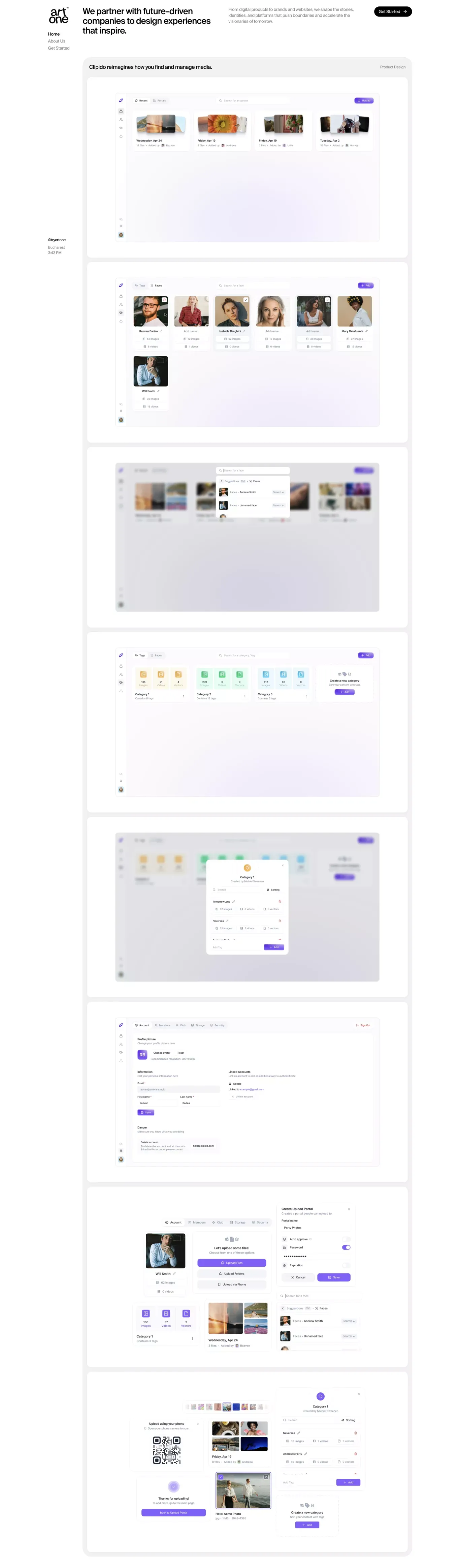 Artone Studio â Crafting Digital Experiences - Portfolio design