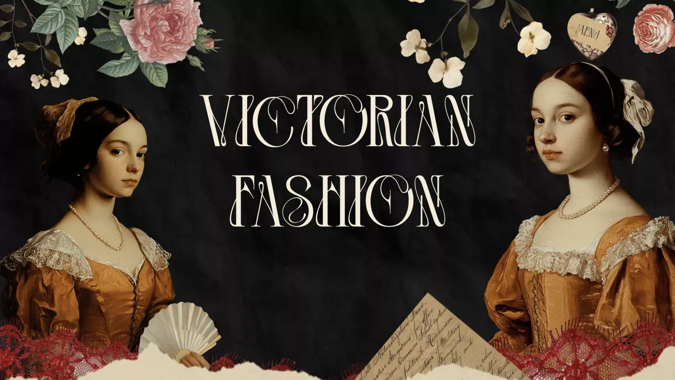 Victorian Fashion - Landing design