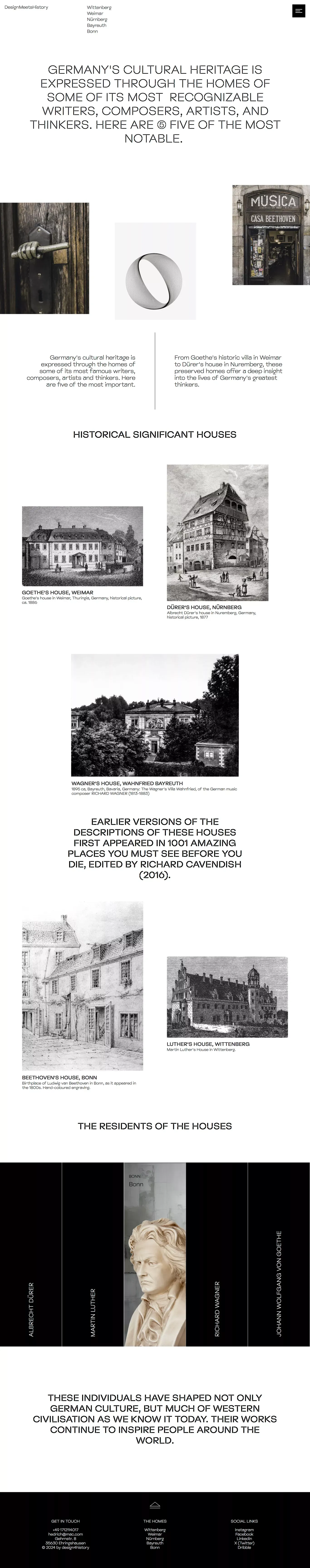DesignMeetsHistory | Heritage Houses - Portfolio design