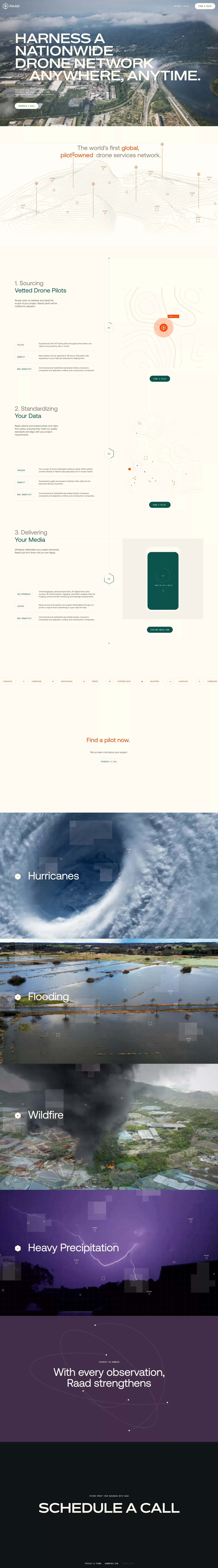 Raad Labs - Landing design