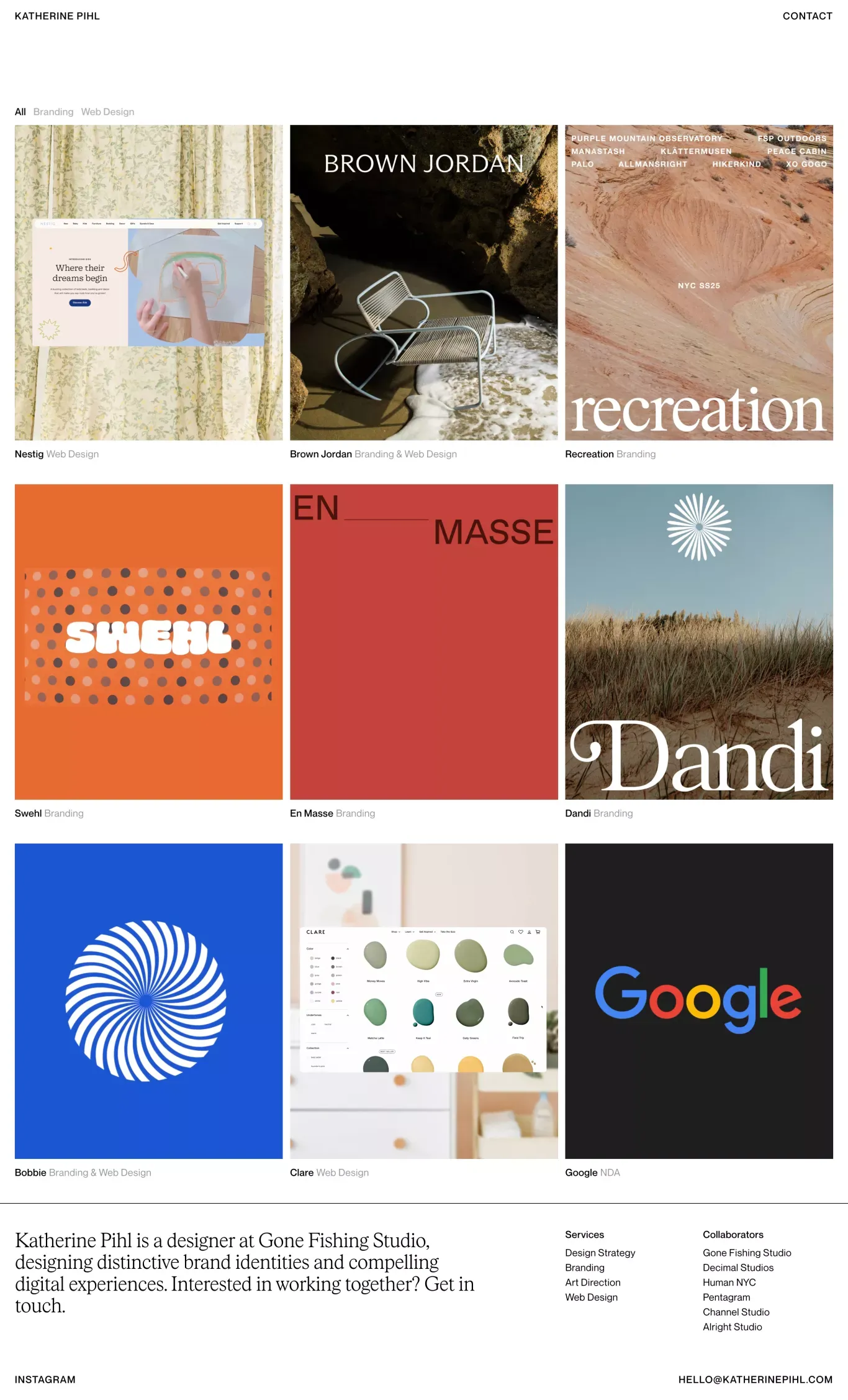 Katherine Pihl | Brand & Digital Designer - Portfolio design