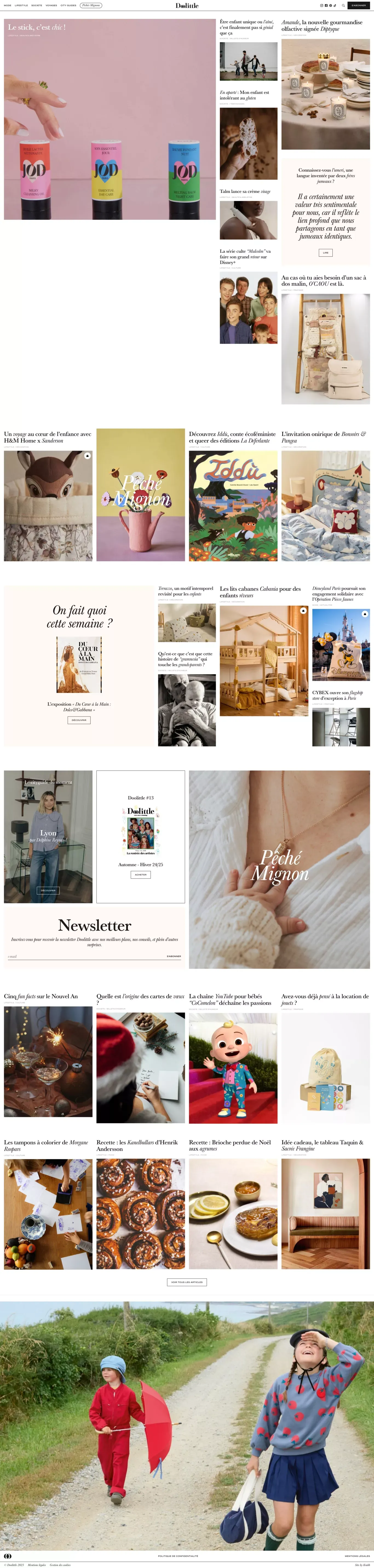 Doolittle - Blog design