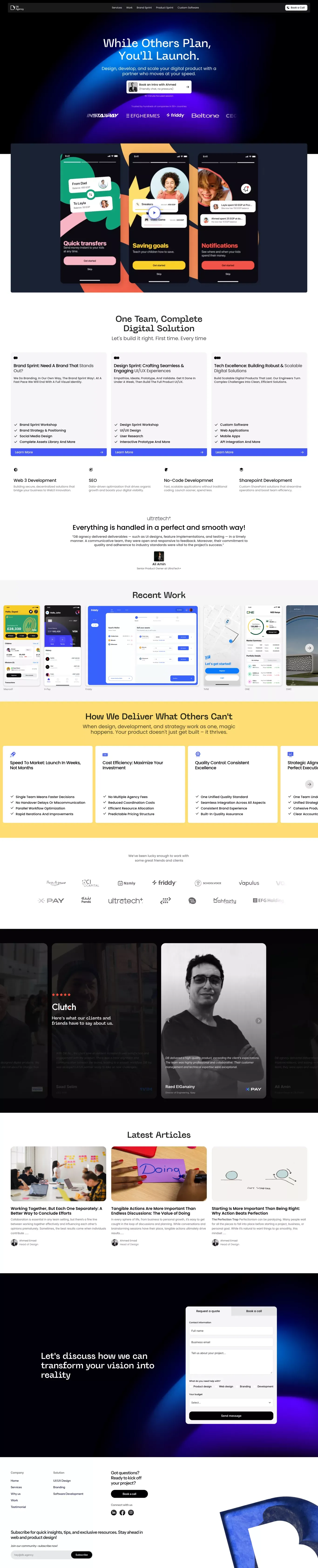 DB Agency PRV "Design Beats" | One Team, Complete Digital Solution - Portfolio design