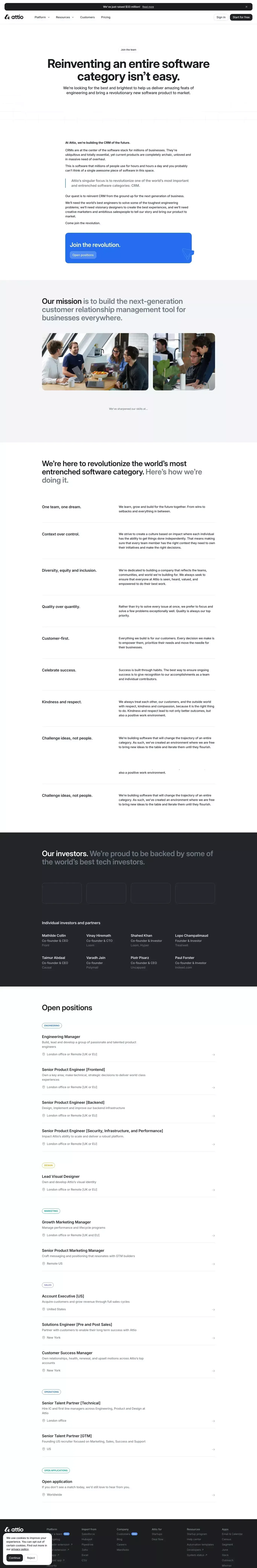 Careers | Attio - Career design