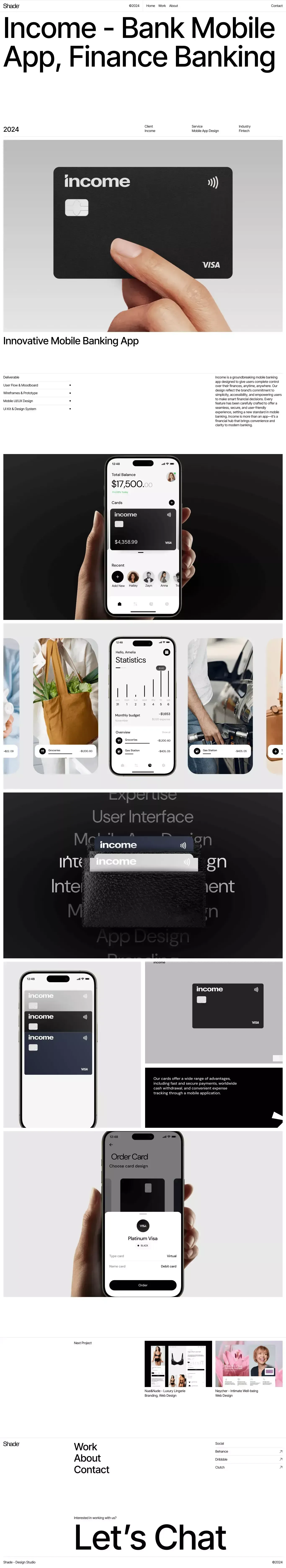 Shade - Case Study design
